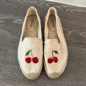 Soludos Cherries Embroidered Espadrille